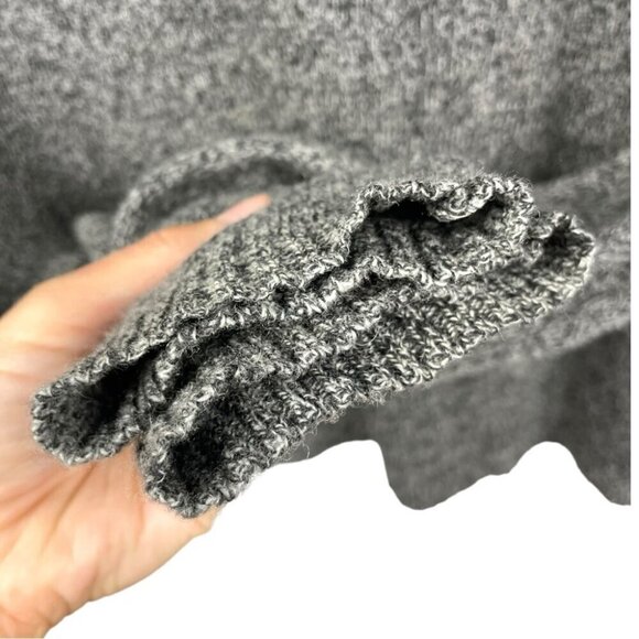 National Standards Marled Dark Grey Slub Wool Sweater Size M - Picture 5 of 5